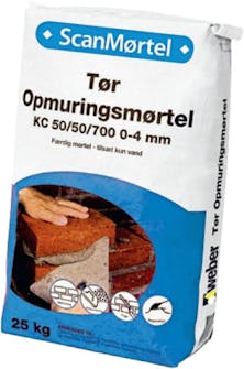 Opmuringsmørtel Opmuringsmørtel